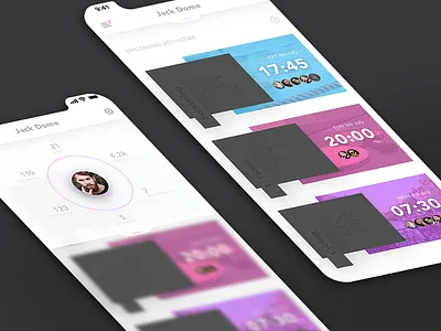 Group Activity App iphone x isometric photoshop ps sketch ui ux