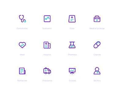 Daily exercise 11/100 days-Medical application icon icon medical