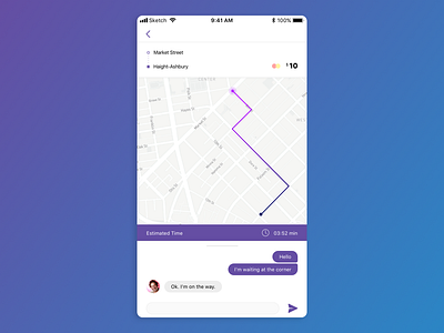 Daily 020 020 dailyui location tracker taxi transportation