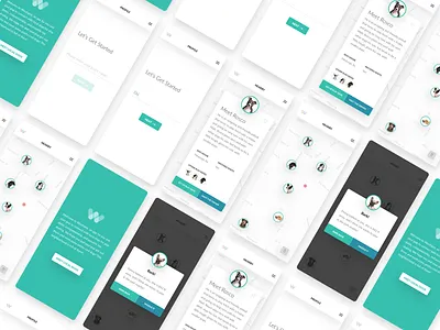 WoofSpot app dogs iphone mobile mobile app puppy ui ux woof