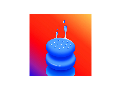 Fat Beats 10080sart 80s album bass bold colors crazy fun hamburger modern phat playlist