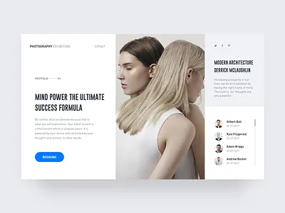 Photography Exhibition 2 apple art client conception connect demo inspiration interaction interface ui ux web