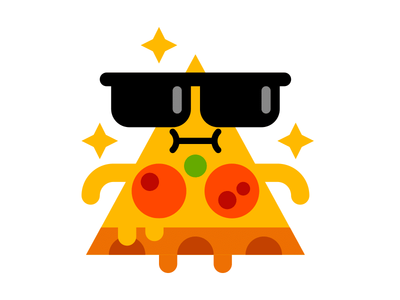 Fast food stickerpack! cute food stickers vector