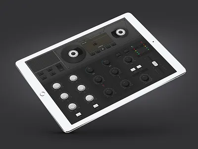 Recorder ipad music recorder skeumorphism