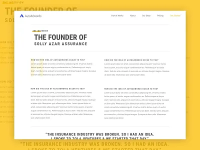 An interview with the founder adwords design interview typography ui ux web