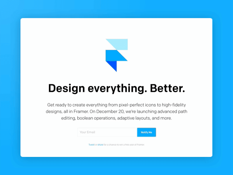 Framer Sneak Peek