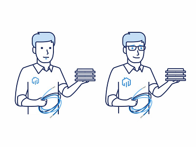 Wifi Expert branding character connection expert internet listen prompt security shield talk web wifi