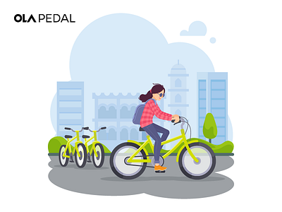 Ola Pedal Walkthrough Screen bangalore bicycle bike cabs city cycle ola outstation people rentals walkthrough