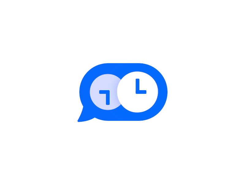 Time There: iMessage Edition animation app icon imessage ios motion time
