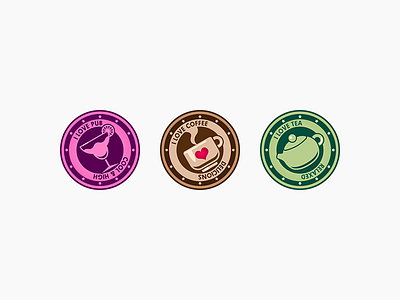 Practice - badges design icon ui visual design