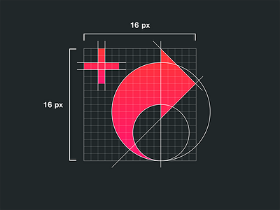Grid/rules for icon set creation createicons explanation grid icon icons iconset pink pixelperfect red