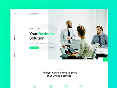 Digital Agency agency business clean corporate creative finance fresh minimal startup trend