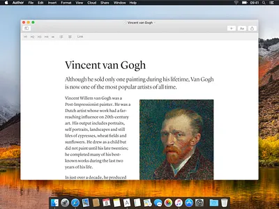 Author editor app editor lyon macos native wysiwyg