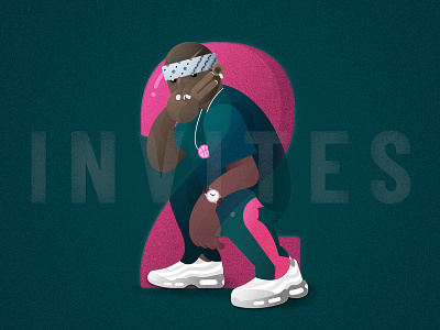 2 Dribbble Invites 2 dribbble invite fashion high snobiety illustraion snobshot streetwear