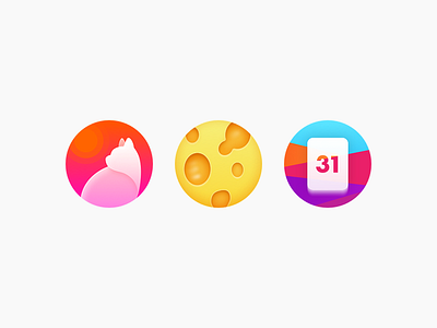 Practice - android badge design icon ios tag ui visual
