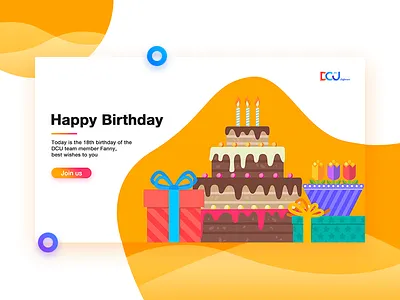 Happy Birthday！ birthday cake flower gift