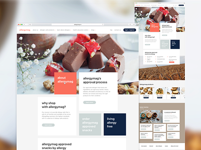 Platform for allergen-free food concept design food platform ui web