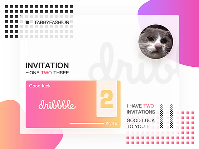 Shot #4028291 blur design colour gradient invitation invite ui ux webcolourful