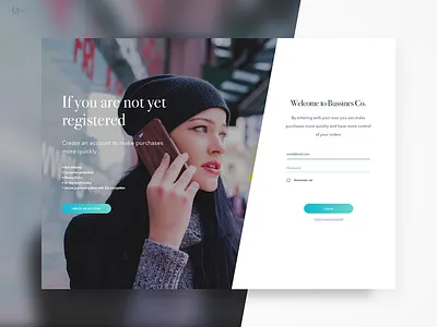 Login Fashion Site app branding clean design flat gradient logo type typography ui ux web