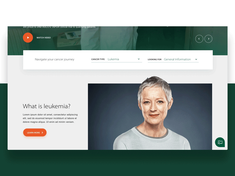 Cancer Chat Bot animation bot buzzword cancer chat customer design interaction motion ui