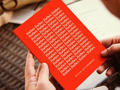 Forbes 2018 Brand Guidelines Refresh book branding clean design identity iphone mobile print redesign style typography