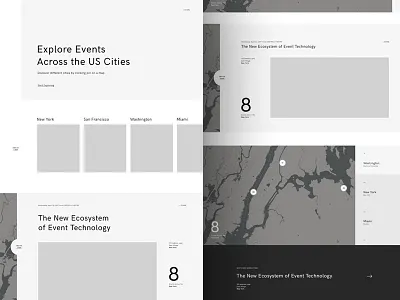 Wireframing, Concepting & Content Structure black content events prototype slider structure web website white wireframe wireframing