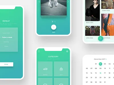 TWA - User flow and Prototype app flow cyan flow green screens sketch ui ux