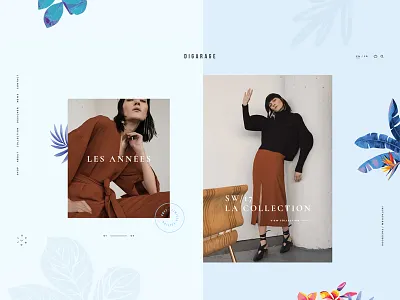 DIGARAGE dark fashion layout shop ui ux