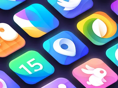 App Icons app bunny calendar icon icons ios location logo logotype mark waffle