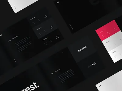 Everest Brand Book brand book branding everest logo logo manual style guide