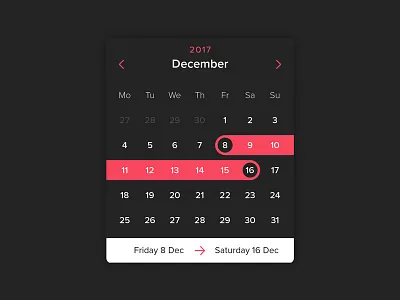 Daily UI #080 - Date Picker calendar daily ui date date picker date selector ui user experience design user interface design ux widget