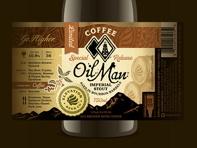 Oil Man with Coffee