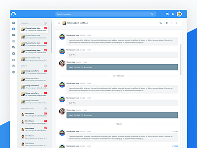Doky - Chat chat ui user experience user interface ux