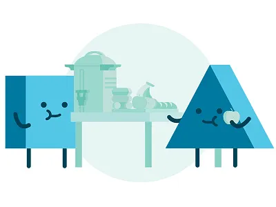 Elastic{ON} Womens' Breakfast conference illustration