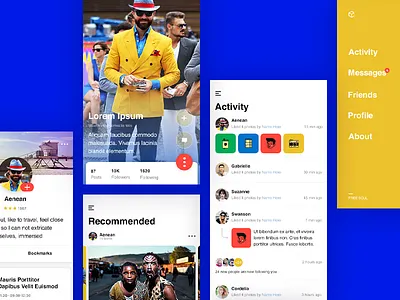 Home activities event list