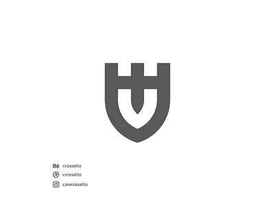 Cavalry Logo brand branding design grid helmet identity lettermark logo minimalist shield typography v