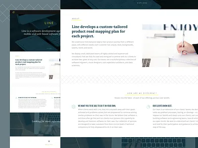 Line website agency client services web website