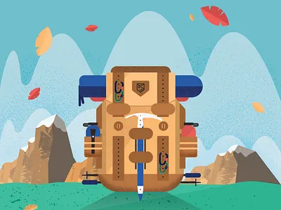 Cascades Are Calling axe backpacking fall gear hiking ice landscape mountains outdoors sleepingbag