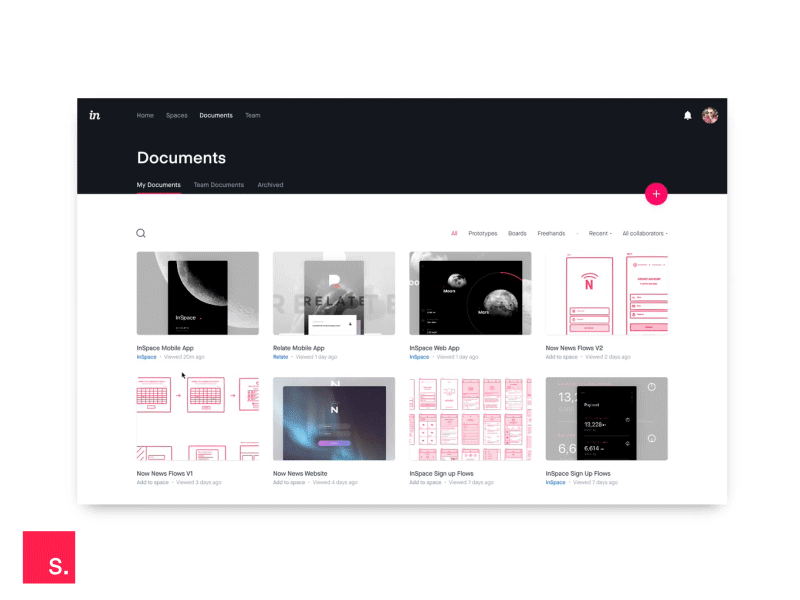 InVision Studio - InVision V7 animation design invision motion spaces studio ui ux website