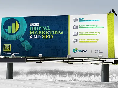 Signage : Billboard, Banner, Store banner billboard billboard design billboard template indoor banner outdoor banner rollup banner search engine optimization seo signage signage bundle signage pack