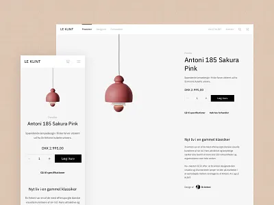 A data-informed facelift danish ecommerce ibm plex lamps webshop 🔥