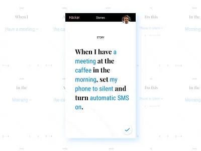 Storylike form clean form minimal story ui ux