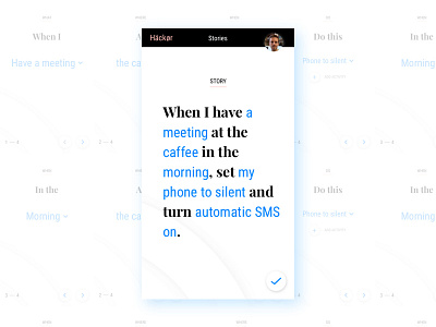 Storylike form clean form minimal story ui ux
