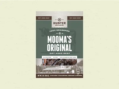 Flava Flaves badge branding cow food icon jerky logo packaging product thick lines