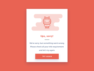 Error Flash Message cards dailyui design error flash flat illustration message popup ui ux vector