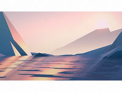 the freeze 3d concept ice octane reflection snow unity vr