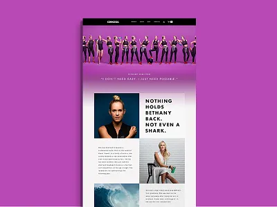 Corkcicle Ambassador Page 1 ambassador color commerce design grid retail transition web