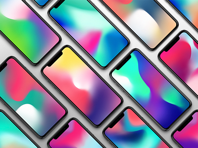 Walx Wallpapers Pack apple free mockup gradient hands mockup ios 12 iphone 10 iphone 8 iphone mockup iphone x wallpaper