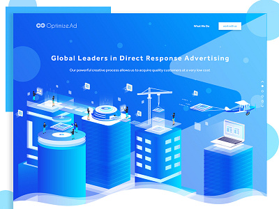 Hero design banner buildings hero illustration illustrator ui uiux user interface ux vector web website