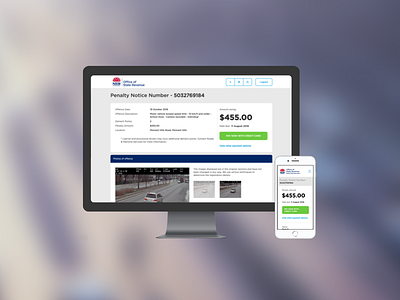 My Penalty - NSW Office of State Revenue illustration mypenalty nsw government nsw office of state revenue ui design ux design web design